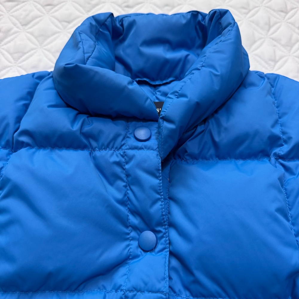 Lands' End Women's Blue Quilted GooseDown Puffer Vest Size S - Picture 5 of 12
